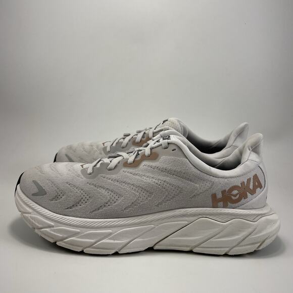 Hoka One One Arahi 6 Running Shoes Womens Size 8.5B Nimbus Cloud White Athletic - Picture 3 of 11